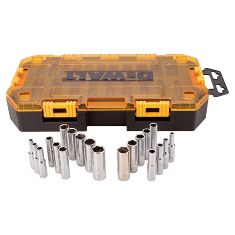 DeWalt 1/4" Drive Deep Socket Set, 20 Piece