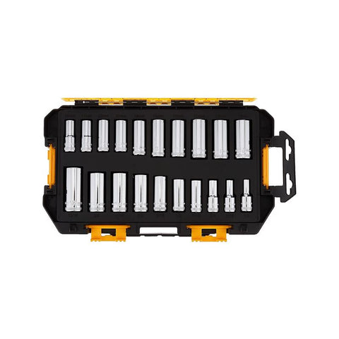 DeWalt Stackable 3/8" Deep Drive Socket Set, 20-Piece