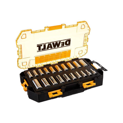 DeWalt Stackable 3/8" Deep Drive Socket Set, 20-Piece