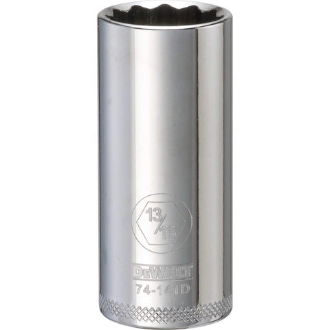 DeWalt SAE 12 Point Deep Socket, 3/8" Drive, 13/16"