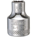 DeWalt SAE 12 Point 3/8" Drive Socket, 1/4"