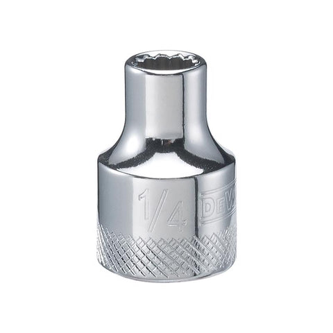 DeWalt SAE 12 Point 3/8" Drive Socket, 1/4"