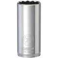 DeWalt Metric 12 Point Deep Socket, 3/8" Drive, 21mm