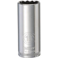 DeWalt Metric 12 Point Socket, 3/8" Drive, 18mm