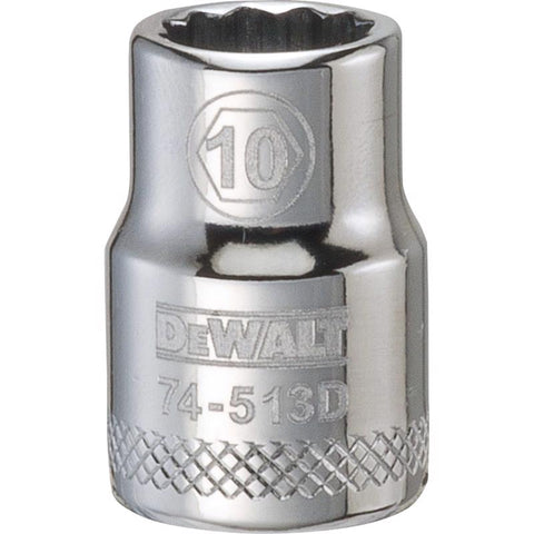 DeWalt Metric 12 Point 3/8" Drive Socket, 10mm