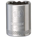 DeWalt Metric 12 Point Socket, 3/8" Drive, 14mm