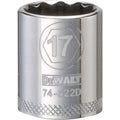 DeWalt Metric 12 Point 3/8" Drive Socket, 17mm