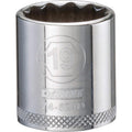 DeWalt Metric 12 Point 3/8" Drive Deep Socket, 19mm