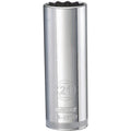 DeWalt Metric 12 Point Socket, 1/2" Drive, 21mm