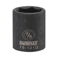 DeWalt SAE 6 Point Impact Socket, 1/2" Drive, 7/8"