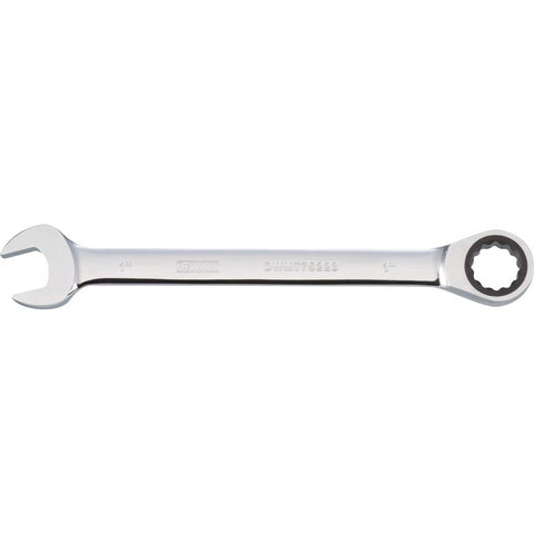 DeWalt Ratcheting Combination Wrench, Polished Chrome, 1"