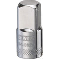 DeWalt Increasing Socket Adapter, 1/4"F x 3/8"M