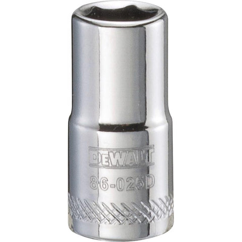 DeWalt SAE Deep Socket, 9/32" x 1/4" Drive, 6 Point