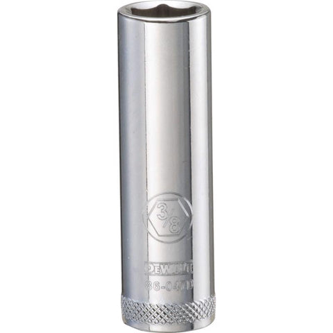 DeWalt SAE Deep Socket, 1/4'' Drive x 3/8", 6 Points
