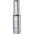 DeWalt Metric Deep Socket, 1/4'' Drive x 6 mm, 6 Points