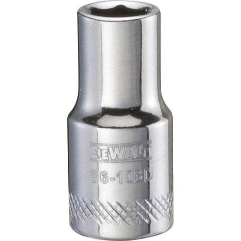 DeWalt Metric Deep Socket, 6 mm x 1/4" Drive, 6 Point