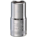 DeWalt Metric Deep Socket, 7 mm x 1/4" Drive, 6 Point