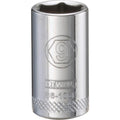 DeWalt Metric Deep Socket, 9 mm x 1/4" Drive, 6 Point