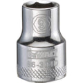 DeWalt Metric Standard Socket, 9 mm x 3/8" Drive, 6 Point