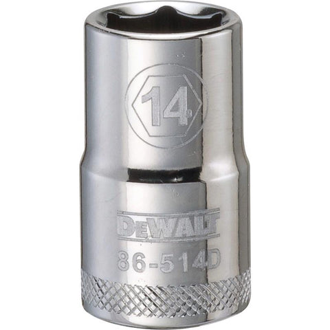 DeWalt Metric 1/2" Drive Socket, 14 MM