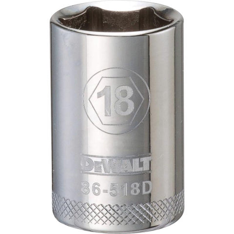 DeWalt Metric Socket, 18 MM