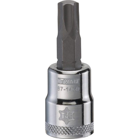 DeWalt Star Bit Socket, T45, 3/8" Drive