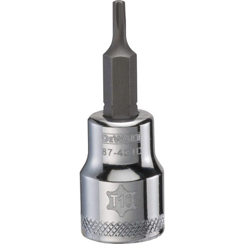 DeWalt T10 Torx Bit Socket, 3/8" Drive