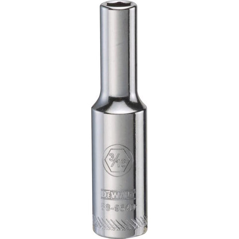 DeWalt Fractional Deep SAE Standard Socket, 3/16"