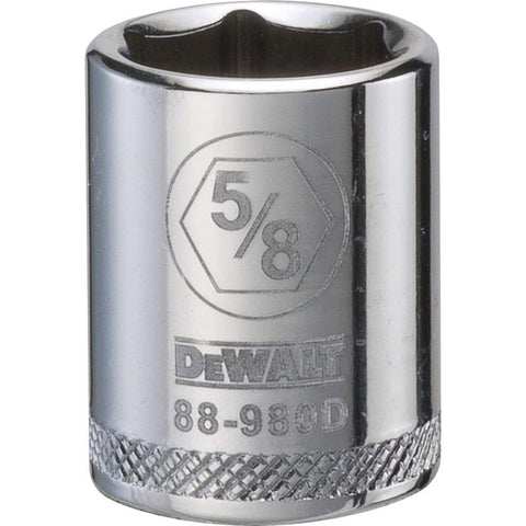 DeWalt Fractional SAE Standard Socket, 5/8"