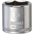DeWalt Fractional SAE Standard Socket, 7/8"