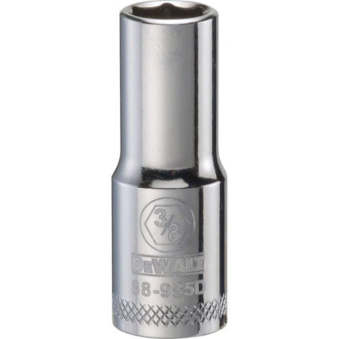 DeWalt SAE 6 Point Deep Socket, 3/8'' Drive
