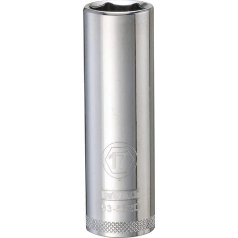 DeWalt Metric Deep Socket, 17 MM