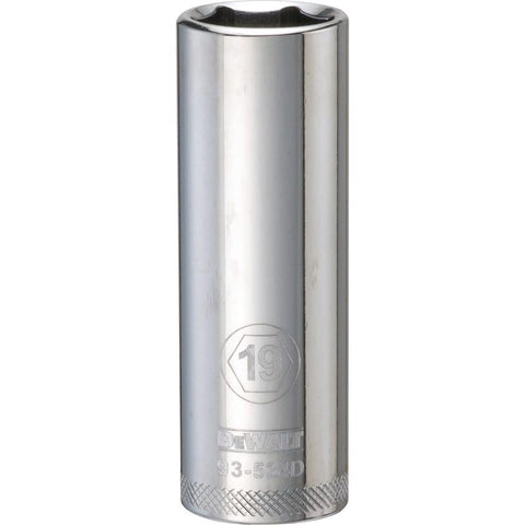 DeWalt Metric Deep Socket, 19 MM