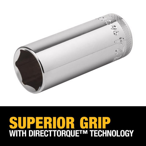 DeWalt Metric Deep Socket, 24 MM