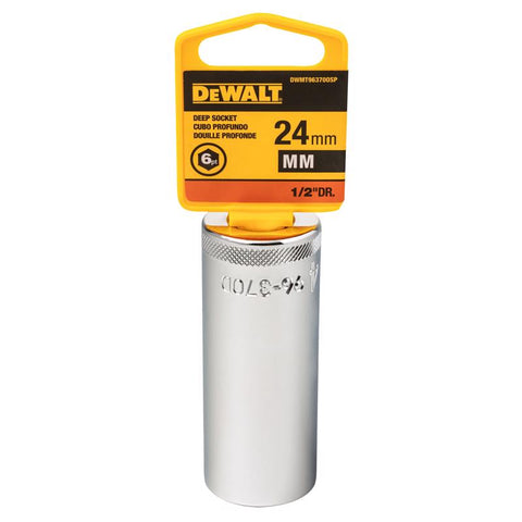 DeWalt Metric Deep Socket, 24 MM