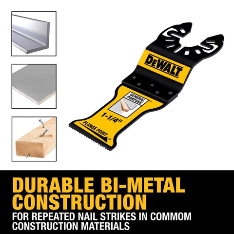 DeWalt Osc Bld Set 1-1/4 3p