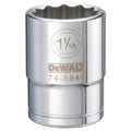 DeWalt SAE 12 Point Socket, 3/4" Drive, 1/16"