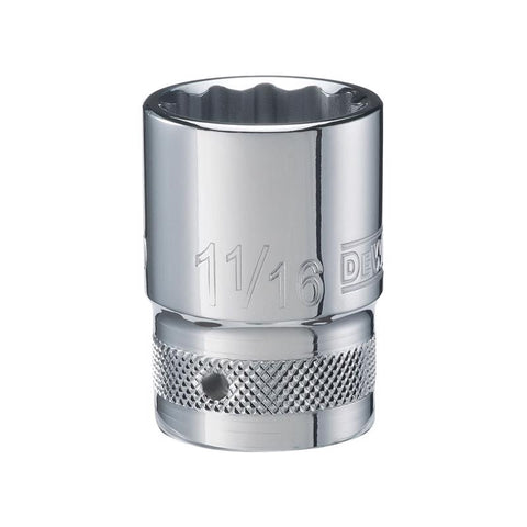 DeWalt SAE 12 Point Socket, 3/4" Drive, 1/16"