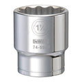 DeWalt SAE 12 Point Socket, 3/4" Drive, 1-1/2"
