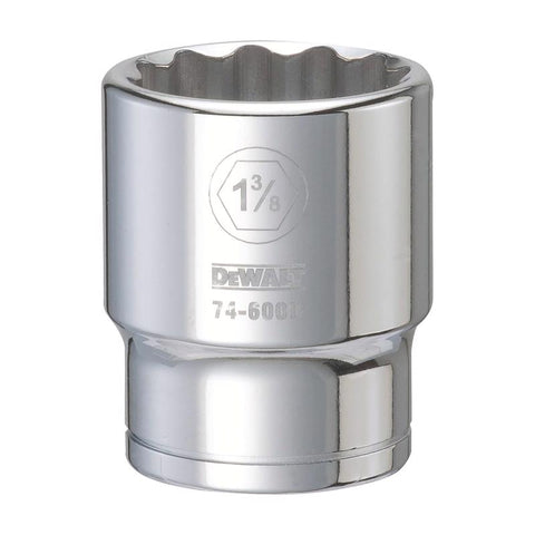 DeWalt SAE 12 Point Socket, 3/4" Drive, 1-3/8"