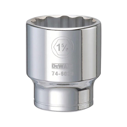 DeWalt SAE Drive Socket, 1-5/8" x 3/4" Drive, 12 Point