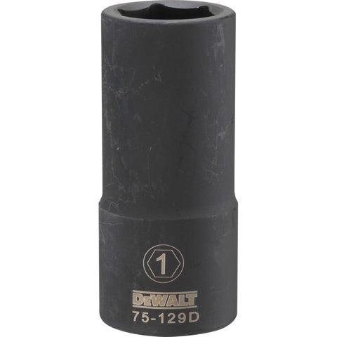 DeWalt SAE Deep Impact Socket, 3/4" Drive, 1"