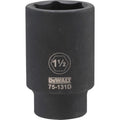 DeWalt SAE Deep Impact Socket, 3/4" Drive, 1-1/2"