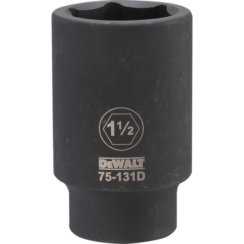 DeWalt SAE Deep Impact Socket, 3/4" Drive, 1-1/2"