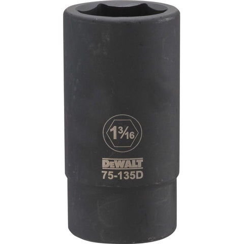 DeWalt DWMT75153OSP SAE Deep Impact Socket, 3/4" Drive, 1-3/16"