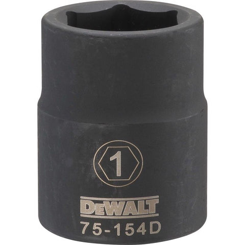 DeWalt Impact Socket SAE, 3/4" Drive, 1"