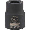 DeWalt Impact Socket SAE, 3/4" Drive