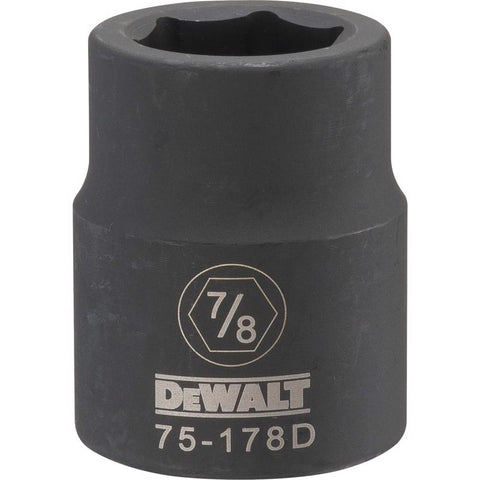 DeWalt Impact Socket SAE, 3/4" Drive, 7/8"
