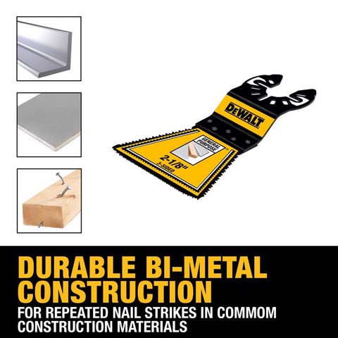 DeWalt Osc Bld Set 2-1/8 25p