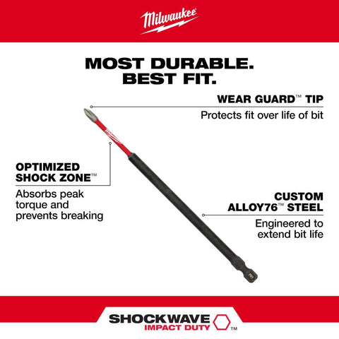 Milwaukee 6" T25 PWR Bit